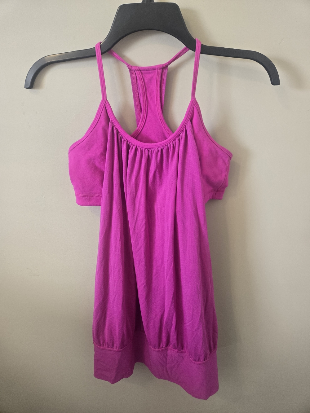 Lulu Magenta Racerback Tank Top